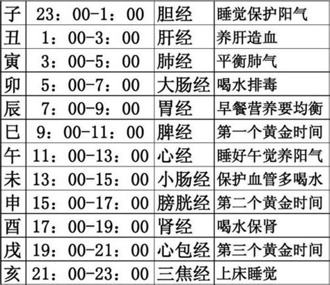 出生時辰對照|十二时辰对照表 12时辰查询